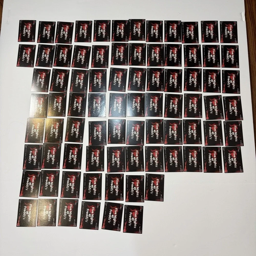Five Nights at Freddy's 2016 Scott Cawthon Card Lot-Fazbear,Bonnie,Chica,Foxy